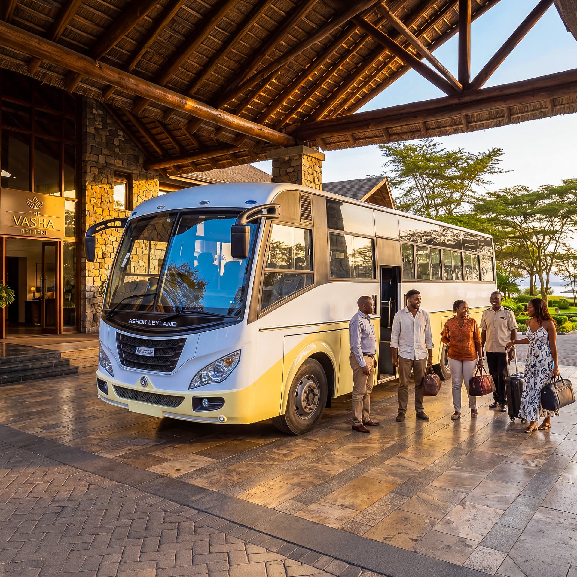 Ashok Leyland buses in Kenya
