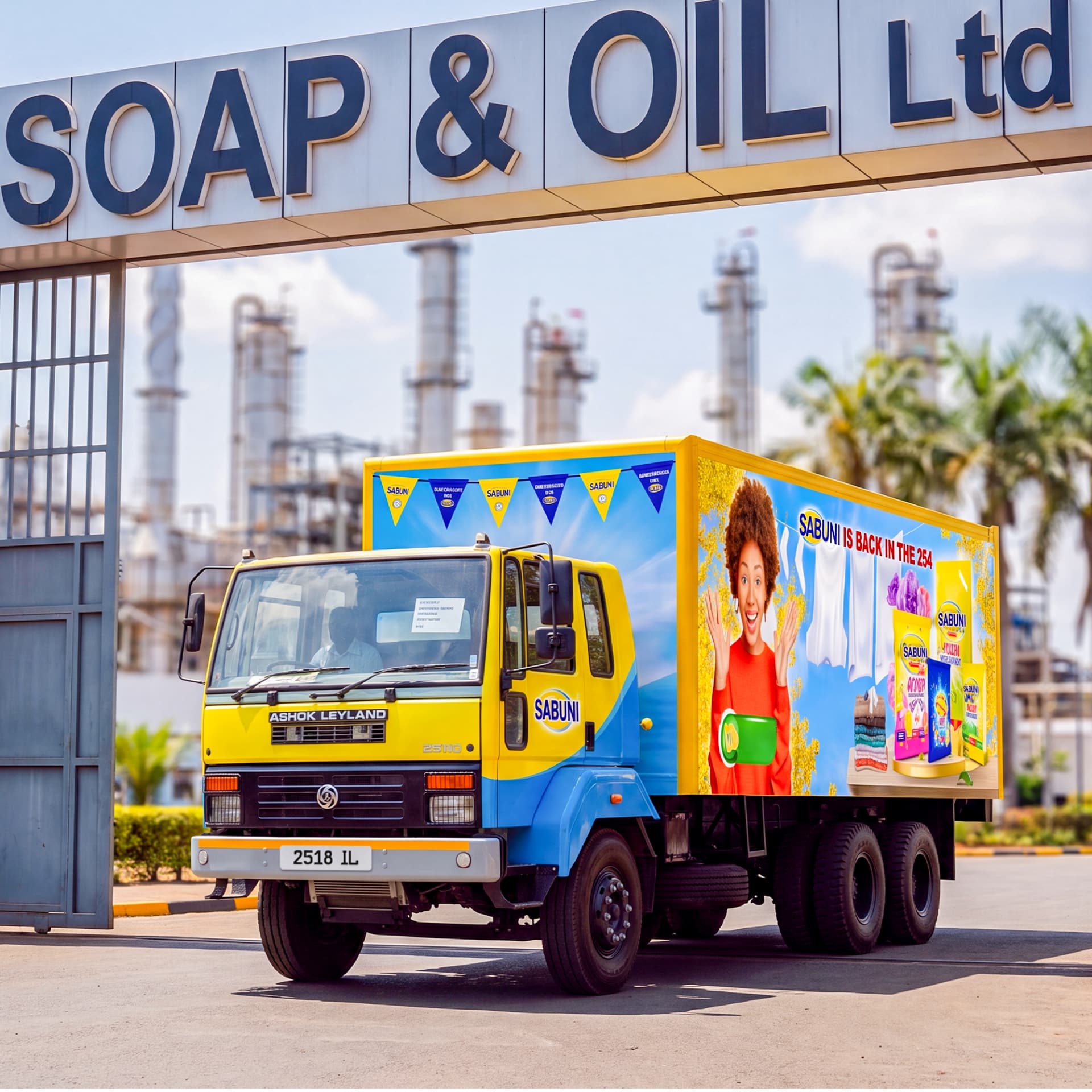 Ashok Leyland haulage in Kenya
